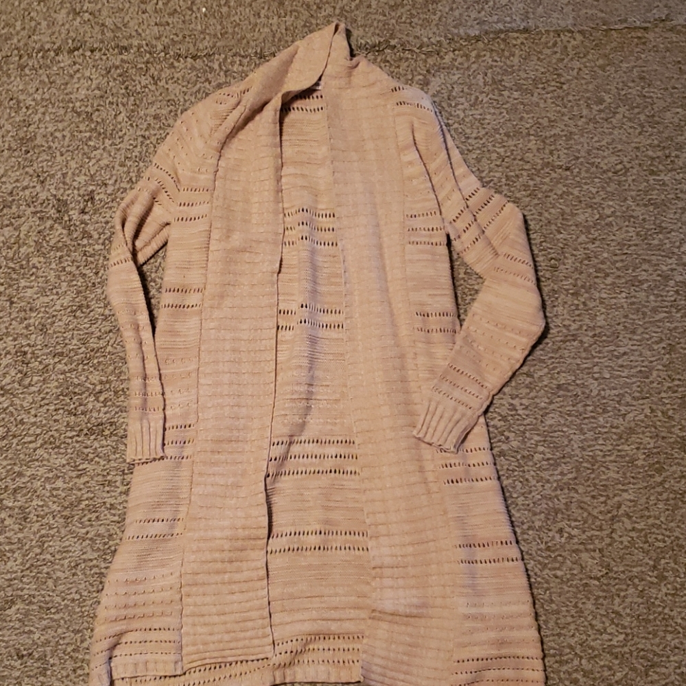 Long sleeve long cardigan